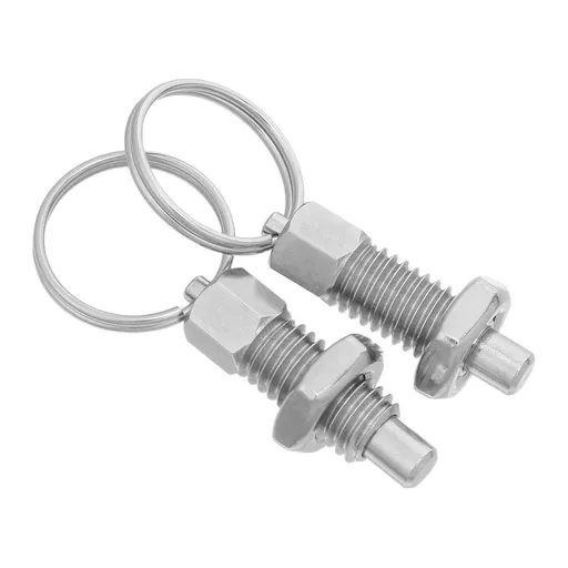 2-Pack Stainless Steel Spring Knob Pull Pins, Spring-Loaded Plungers for Accurate Adjustment and Quick Installation