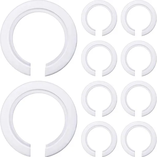 E27 to E14 Lamp Shade Reducing Ring, 10 Pack Lamp Holder Adapter Ring Converter Reducer Fitting Light Fixtures Replacement, White
