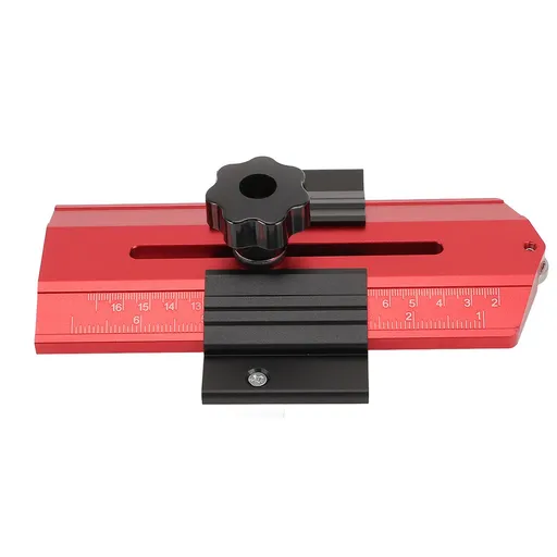 Thin Rip Jig Table Saw Jig Guide Stainless Steel Precise Thin Ripping Guide for Table Saw Band Saw Router Table Red