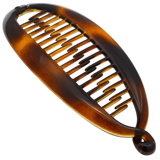 French Large Banana Clip Hair Comb, Flexible Banana Clips Hair for Thick Hair Ponytail Holder Interlocking Banana Hair Clips