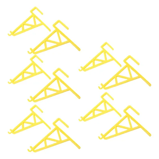 10pcs Beekeeping Bracket Rack Plastic Beehive Frame Holder Stand Beekeeping Equipment Beekeeping Supplies Tool for Beekeepers Yellow