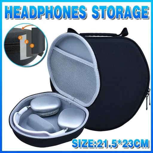 Portable Headphone Storage Case Headband Organizer for Travel and Outdoor Use