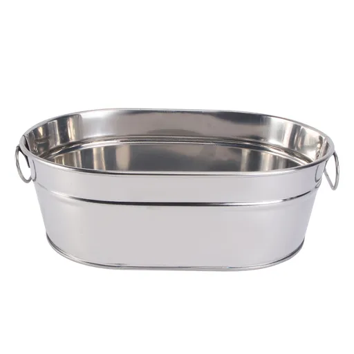 Large Capacity Stainless Steel Seafood Bucket for Serving Seafood in Restaurants and Home Tableware 1 Piece