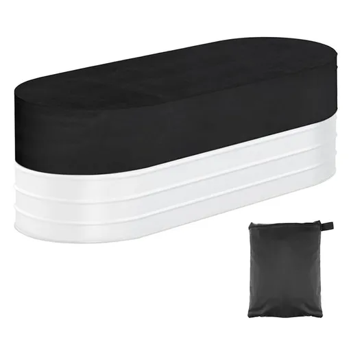 6Ft Oval Stock Tank Pool Cover,Waterproof Stock Tank Cover with Storage Bag,Durable 420D Oxford Stock Tank Cover
