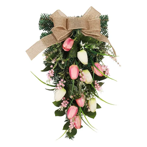 Simulation Wreath Door Hanging Wreath Artificial Decorative Wreath for Home Decoration