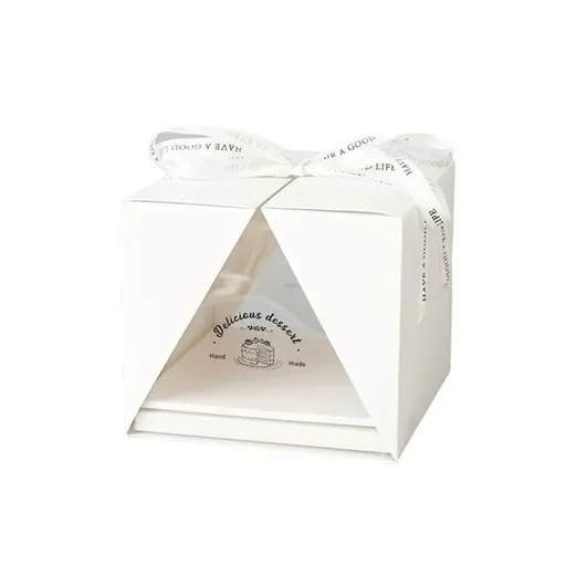 10x Clear Cake Box Set 4 6 8 Inch Durable Versatile Display Packaging Containers - 10pcs-6inch