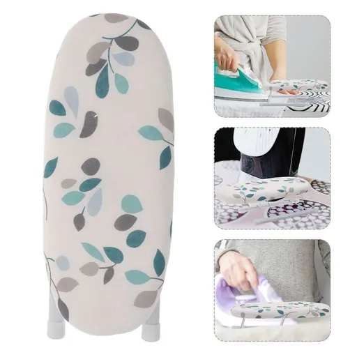 Compact Small Ironing Board with Ironing Accessories, Multi-Use Portable Iron Board for Women and Home Use