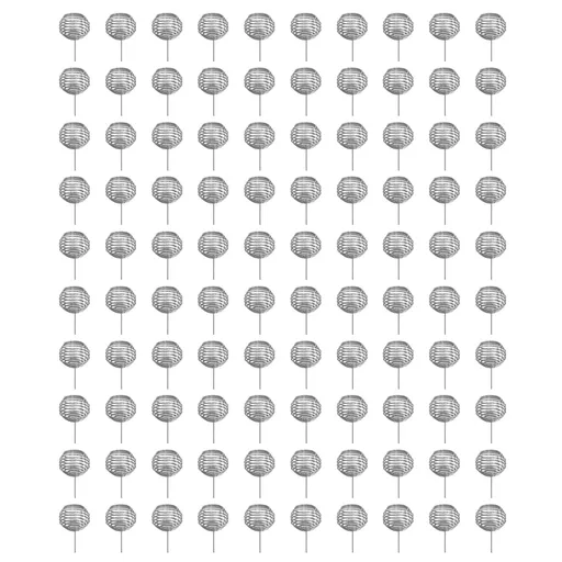 100pcs Fertilizer Mesh Basket Stainless Steel Garden Nutrition Cups Small Size Bonsai Fertilization Basket for Garden Yard Home
