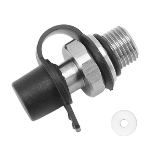 CO2 Inflation Connector M10x1 Male Stainless Steel Soda Water Bottle Parts with Gasket