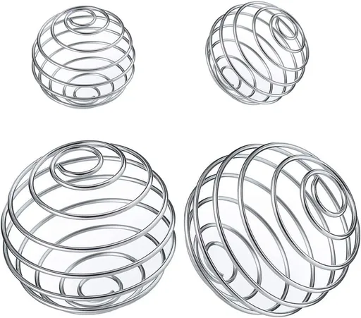 4 Pcs Supplements Shaker Ball Whisk Ball Shaker Cup Bottle Mixer Protein Mixing Ball (Diameter 2 inch)