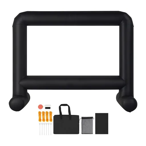 15 ft Inflatable Movie Screen 16:9 600D Movie Projector with Portable Bag