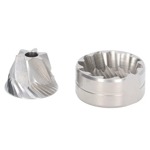 Coffee Grinder Disc Grinding Core 420 Stainless Steel Coffee Bean Grinding Disc Core Kit Six Star Cone