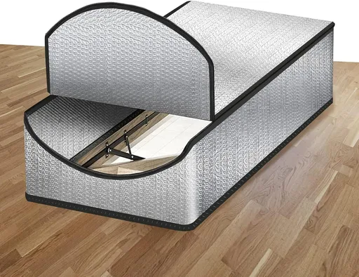 Attic Stairs Insulation Cover Tent Premium Energy Saving, 25”x54”x11” for Pull Down Stairs, Double Bubble Reflective Radiant Barrier Reflects 95% of Radiant Heat