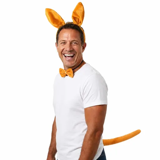3pcs Kangaroo Animal Set Costume Dress Up Party Bow Tie Tail Ears Book Week