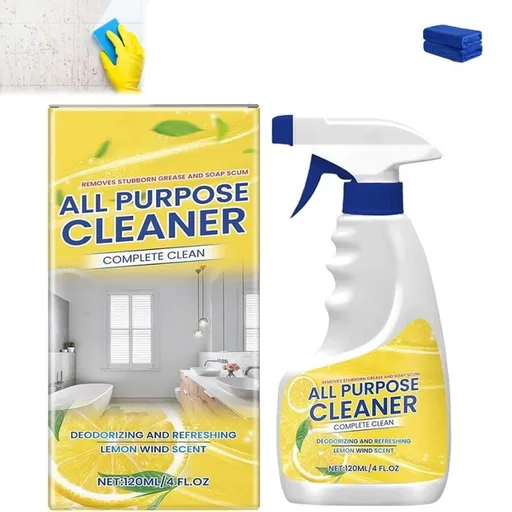 All Purpose Cleaner Spray, Degreaser Cleaner Heavy Duty, Kitchen Cleaning Supplies for Stove Degreaser, Oven, Countertop, BBQ Grill Cleaner, 4 fl oz