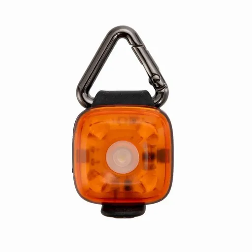 Rechargeable LED Night Safety Light for Dogs - Clip-On Glowing Pendant with IPX4 Waterproof, 3 Light Modes, and Long Battery Life for Evening Walks, Jogging, and Outdoor Adventures (Orange)