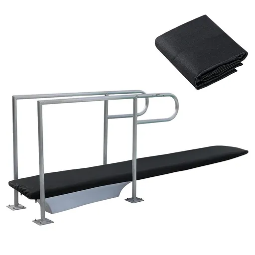 6 Ft Pool Diving Board Cover,600D Oxford Weatherproof Diving Board Cover,UV Resistance Diving Board Protective Cover for Summer Winter Outdoor Climatic Dust Prevention