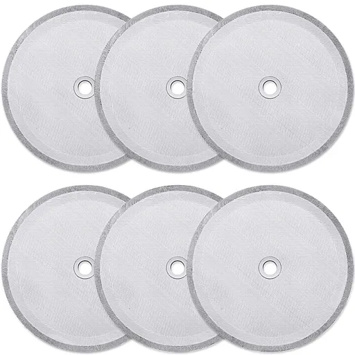 6 Pieces French Press Replacement Filters Mesh Filters Replacement 4 Inch Stainless Steel French Press Replacement Screen