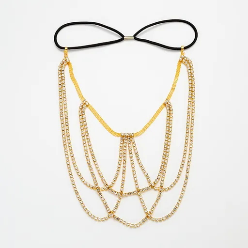 Body Chain Jewelry for Women Thigh Chain Leg Chain Jewelry Rhinestone Thigh Harness Stretch Body Jewelry