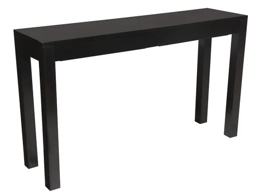 Console Table Solid Mahogany Durable 130 cm Chocolate