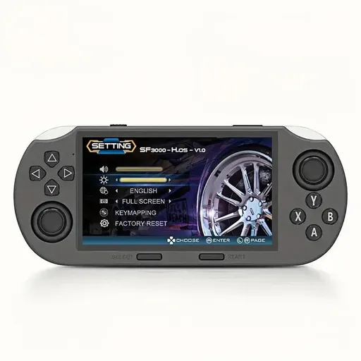 SF3000 64G Portable Handheld Game Console with IPS Screen Retro Video Game Console, Perfect as Adult Gift