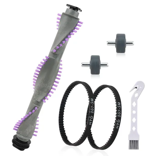 Roller Brush Replacement or Shark Navigator Lit Away NV350,NV352,NV353,NV360,NV356E,NV42,NV80,UV420,NV70,NV41,NV71,NV90,NV22 Series Upright Vacuum，1 Roller Brush + 2 Belts + 2 Wheels
