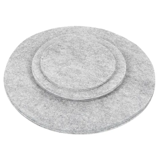 Soft Felt Plate Dividers Pan Separator Pads Cookware Bakeware Dish Pot Stacking ProtectorsGray 24PCS