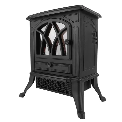 Electric Fireplace Heater 3D Flame Effect Rapid Heating Electric Space Heater for Home EU Plug 220V