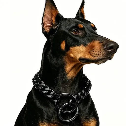 Stylish Cuban Link Dog Choke Chain Collar in Premium Stainless Steel – Available in Gold, Black, Steel, and Rose Gold, Designed for Training Control and Everyday Fashionable Wear, Fitting Small to Large Breeds with Adjustable Length Options. (Black,