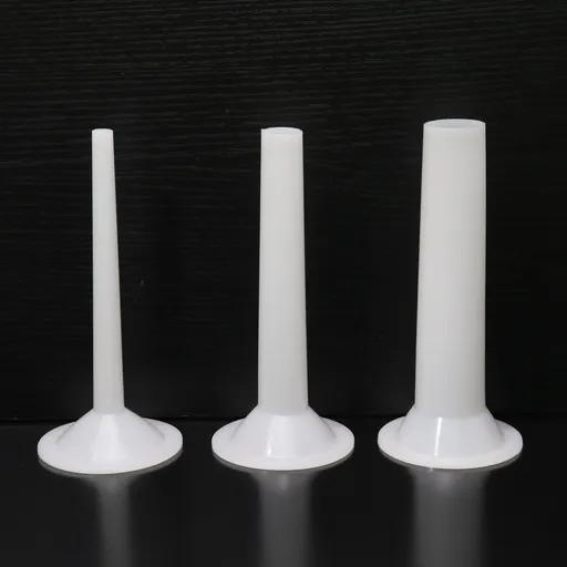 3pcs Plastic Sausage Stuffing Tubes Manual Sausage Stuffer Funnels for Meat Grinder Funnel Attachment Kit Food Grade Meat Grinder