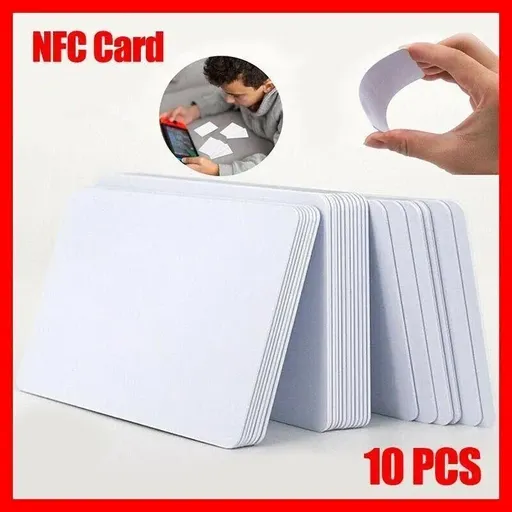 10Pcs NTAG215 NFC PVC Cards for TagMo Switch and Amiibo Type2 Chip