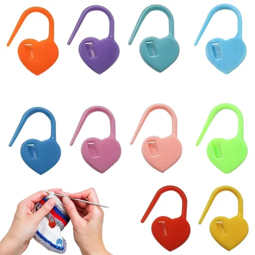 1000pcs Stitch Markers for Knitting | Stitch Needle Clip Counter 10 Colors - Knitting Crochet Markers for Knitting
