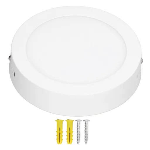 LED Ceiling Light 12W High Brightness Soft Light Ultra Thin 6500K White Light Surfaces Mounted Lighting Fixture 85‑265V