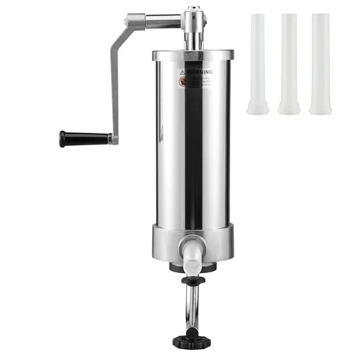 Sausage Stuffer 5LBS/3L Capacity Homemade Sausage Maker Stainless Steel
