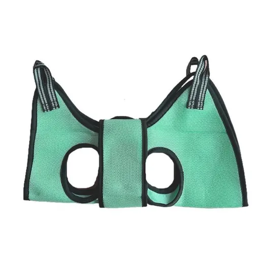 Small Pet Grooming Sling Hammock Dog Cat Restraint Bag Trimming Light Green - XS