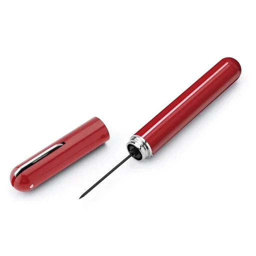 Wine Corkscrew With Cutting Wine Bottle Foil Knife, Effortlessly Open Wine Bottles Without Damaging Corks, Easy-to-Use(Red)