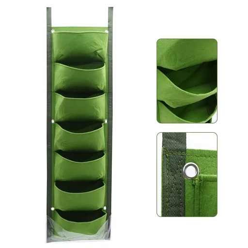 1- Wall-Mounted Grow Bag 102x30CM for Indoor Gardening and Vertical Planting
