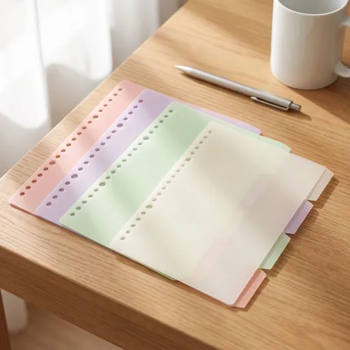 Back to Office Use Binder Dividers Assorted Color 10 Sets
