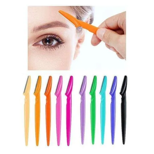 6-pack MultiColor Eyebrow Beard Knife Trimmer, 1.2mm
