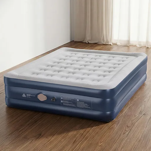 Weisshorn Queen Air Mattress with Rechargeable Cordless Pump 46cm