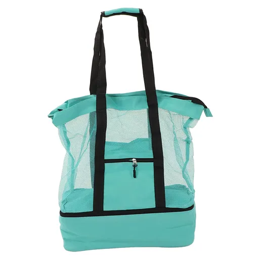 Waterproof Beach Bag with Cooler Compartment - Beach Bags Waterproof Sandproof for Women, Pool Bag & Beach Tote Bag