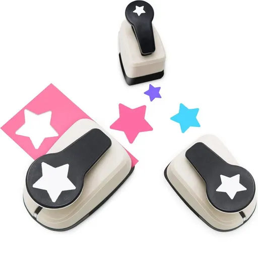 3Pcs Star Hole Punch, Star Punch, Star Paper Punch, Star Hole Puncher, Star Puncher for Crafts, Paper Punch for Crafting