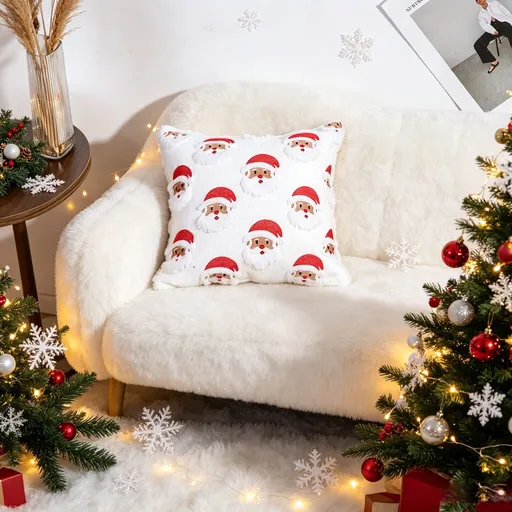 Set of 2 Christmas Cushion Covers (Pillow filling not included)-Style 3