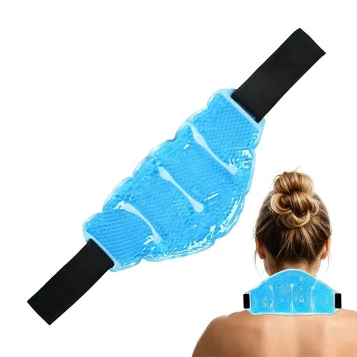 1Pack Neck Cooling Wraps Reusable Hot Cold Ice Pad Neck Cooler for Workout Gym Baseball Running Golf Outdoor Activities Summer Sports - Blue - Size 1Pack