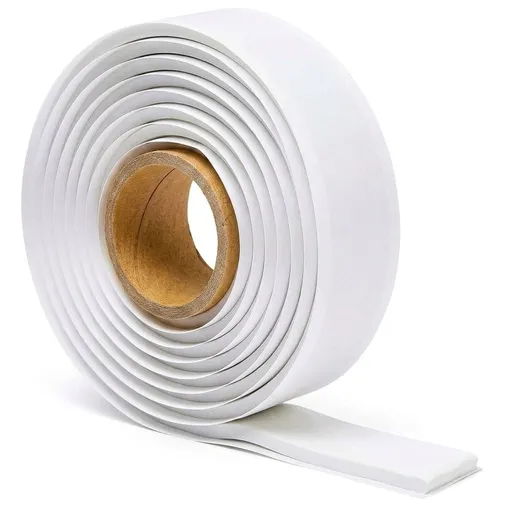 2 Rolls Moldable Silicone Putty, 0.63 x 67 Waterproof Multi Purpose Butyl Seal Putty Tape, Plumbers Duct Seal Putty for Sink Drain Gap Wall Repair (White)