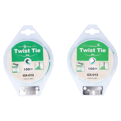 2Pcs 100m Garden Plant Tie Climbing Vine Flower Plants Fixed Cable Strap Organizer