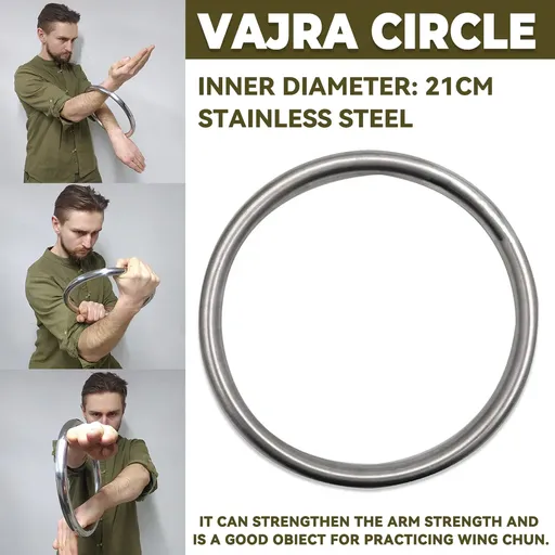 Wing Chun Weighted Training Steel Ring Wear Resistant for Martial Arts Practice