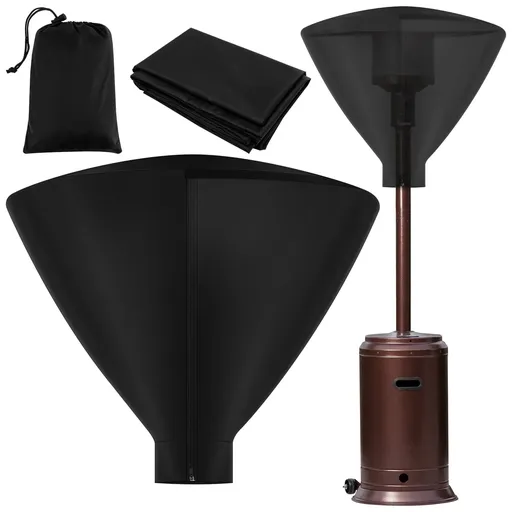 Patio Heater Top Cover, 420D Waterproof Oxford Outdoor Heater Head Cover, Black 34 Inch