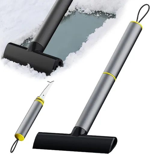 Ice Scraper - Ice Scraper For Car - Stone Tire Pick - Snow Blower - Ice Scraper With Handle - Window Scraper - Car Accessories - Scraper - For Defrosting, Removing Water And Removing Ice - 2 Pieces