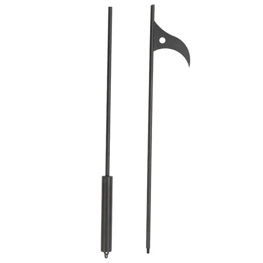 Fire Pit Poker Steel 40 Inch Long Removable Outdoor Fire Poker for Fireplace Campfire Wood Stove and Indoor Use